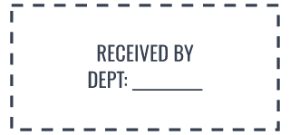 Received By Dept. stamp preview