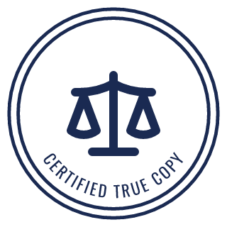 Certified True Copy stamp preview