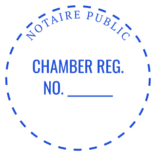 Civil-Law Notary stamp preview