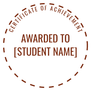 Certificate of Achievement stamp preview