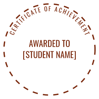 Certificate of Achievement stamp preview